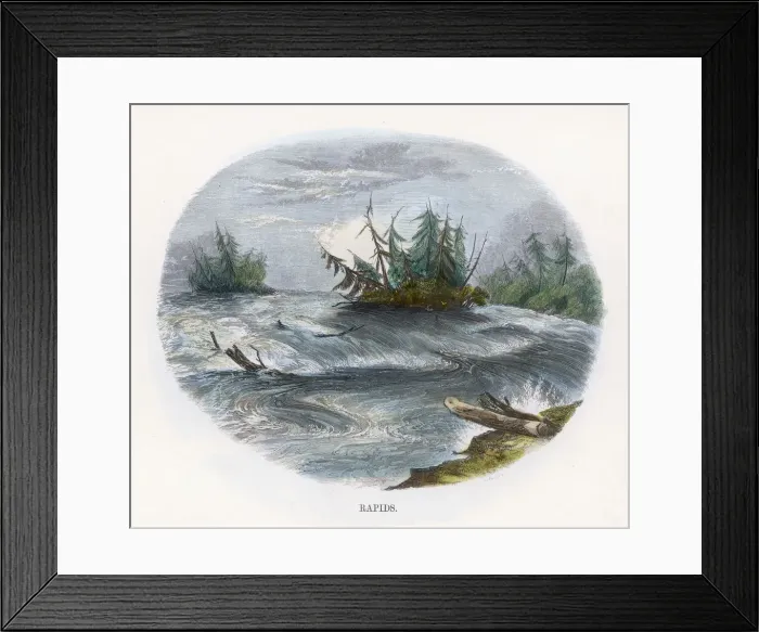 Framed Print : Rapids (Whimper) Framed Print : Rapids (Whimper)