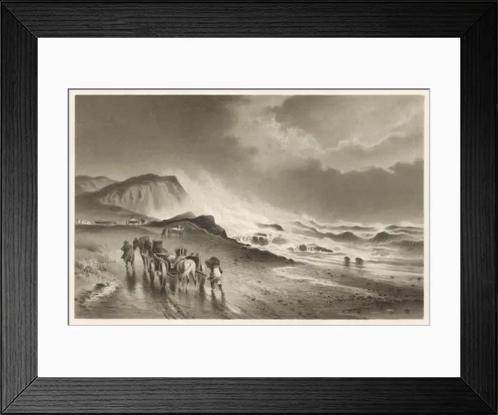 Framed Print : Storm on a Coast Framed Print : Storm on a Coast