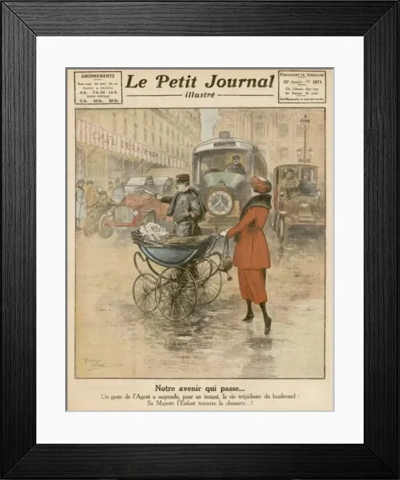 Framed Print : Social / Baby Crosses 1921 Framed Print : Social / Baby Crosses 1921