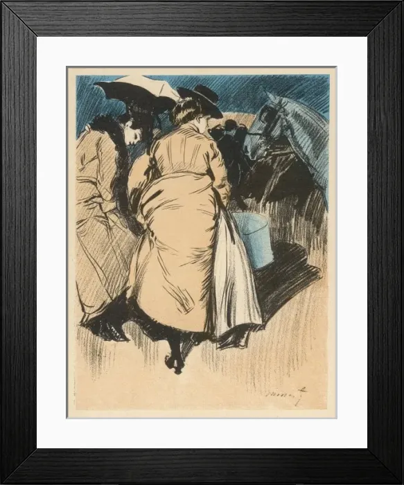 Framed Print : Social / Delivering 1902 Framed Print : Social / Delivering 1902