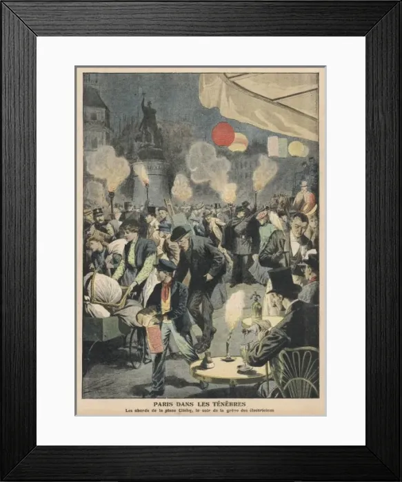 Framed Print : Social / During Strike Framed Print : Social / During Strike