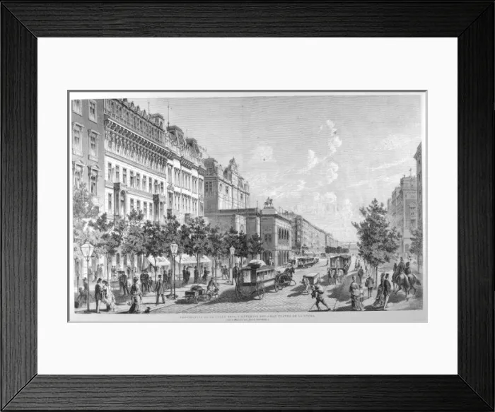 Framed Print : Social / Austria 1878 Framed Print : Social / Austria 1878