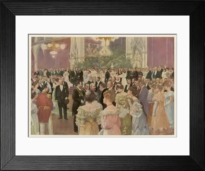 Framed Print : Social / Vienna Ball 1904 Framed Print : Social / Vienna Ball 1904