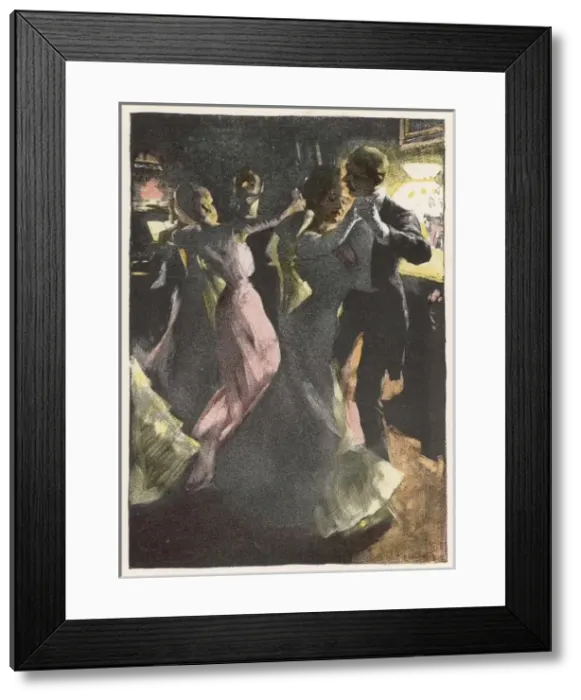 Framed Print : Social / German Dance 1908 Framed Print : Social / German Dance 1908