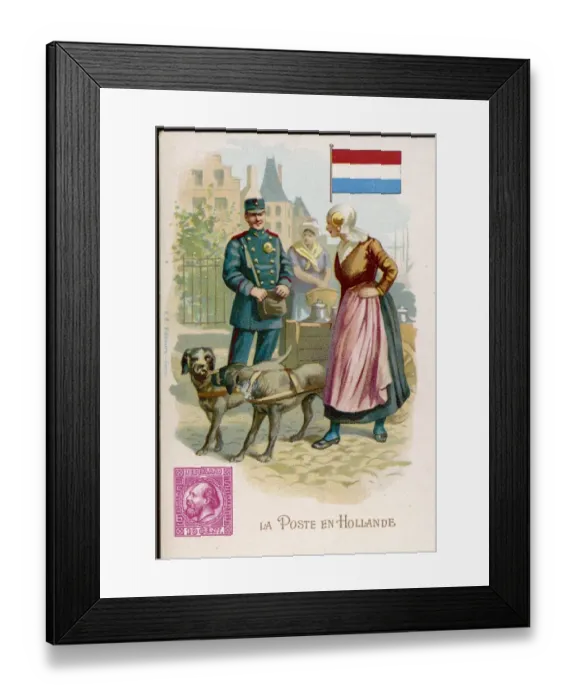 Framed Print : Social  /  Dutch Postman