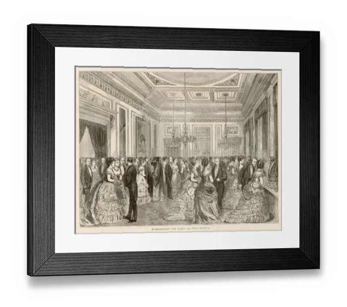 Framed Print : Social / USA / White House Framed Print : Social / USA / White House