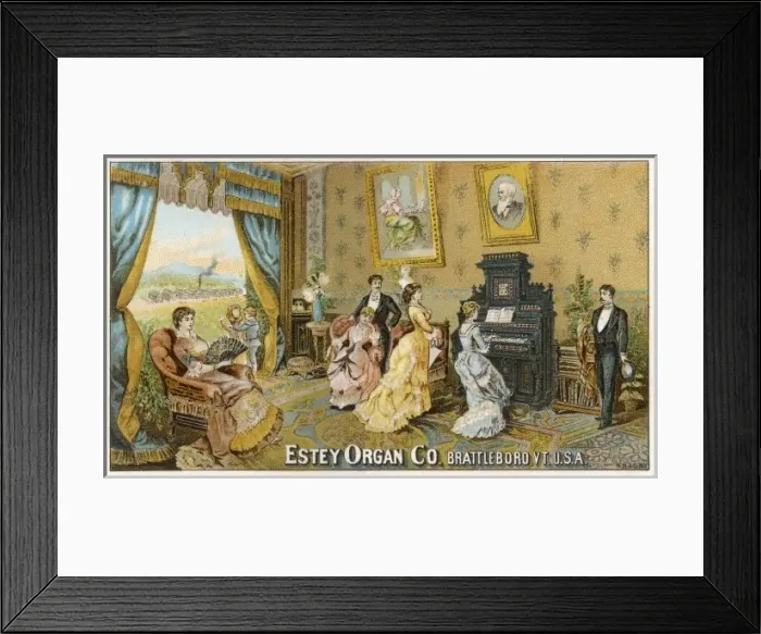 Framed Print : The Estey Organ at Home Framed Print : The Estey Organ at Home