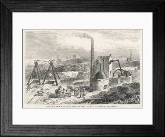 Framed Print : Staffordshire Mine Framed Print : Staffordshire Mine