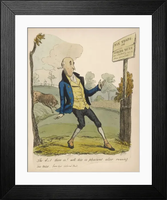 Framed Print : Man Traps and Guns Framed Print : Man Traps and Guns