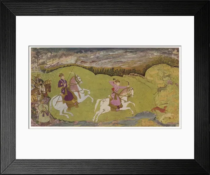 Framed Print : Hunting in India Framed Print : Hunting in India