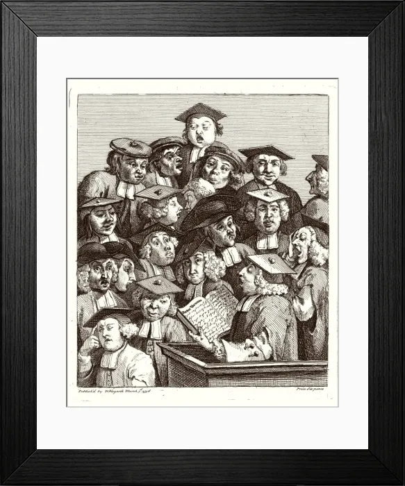 Framed Print : Scholars at a Lecture Framed Print : Scholars at a Lecture