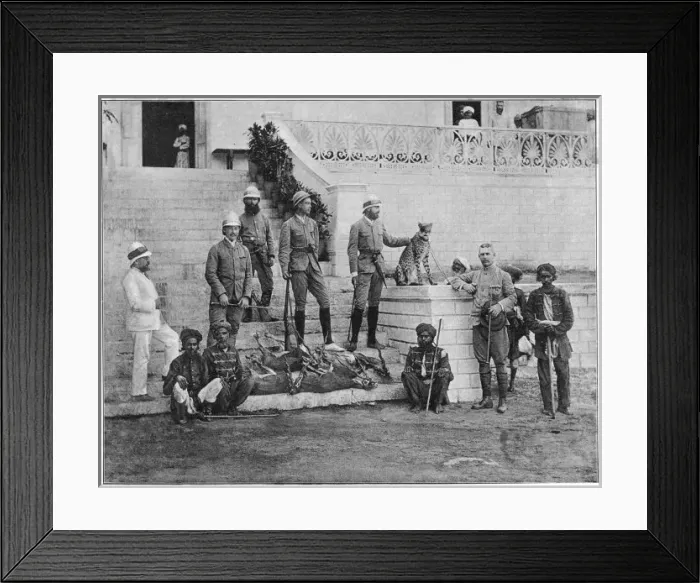 Framed Print : Antelope Hunters C1900 Framed Print : Antelope Hunters C1900