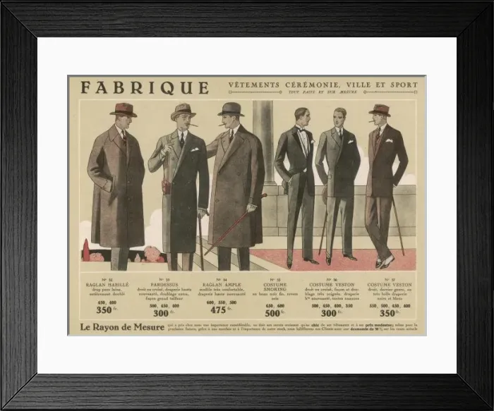 Framed Print : Coats & Suits for 1926 Framed Print : Coats & Suits for 1926