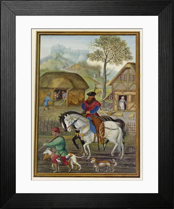 Framed Print : The Return from the Hunt Framed Print : The Return from the Hunt