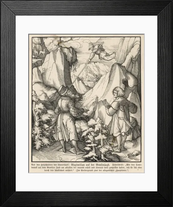 Framed Print : Chamois Huntin, C16 Framed Print : Chamois Huntin, C16