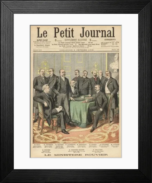 Framed Print : 1905 / French Ministers Framed Print : 1905 / French Ministers