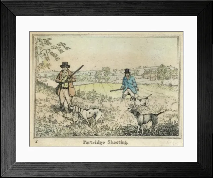 Framed Print : Shooting Partridge Alken Framed Print : Shooting Partridge Alken