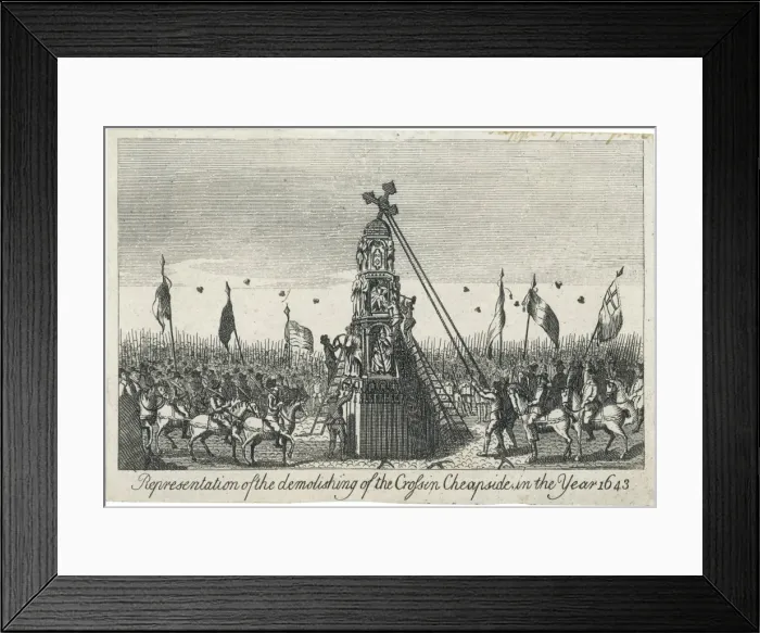 Framed Print : Cheapside Puritan Demo Framed Print : Cheapside Puritan Demo