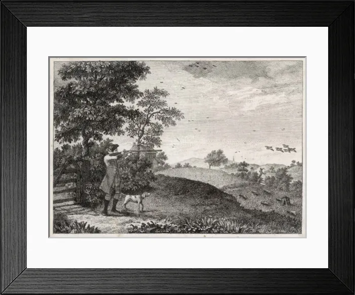 Framed Print : Sportsman and Dog Framed Print : Sportsman and Dog