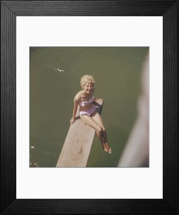 Framed Print : Bikini & Diving Board Framed Print : Bikini & Diving Board