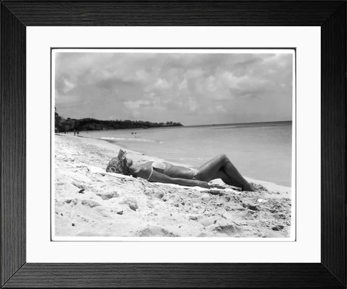 Framed Print : Sunbathing on Sand Framed Print : Sunbathing on Sand