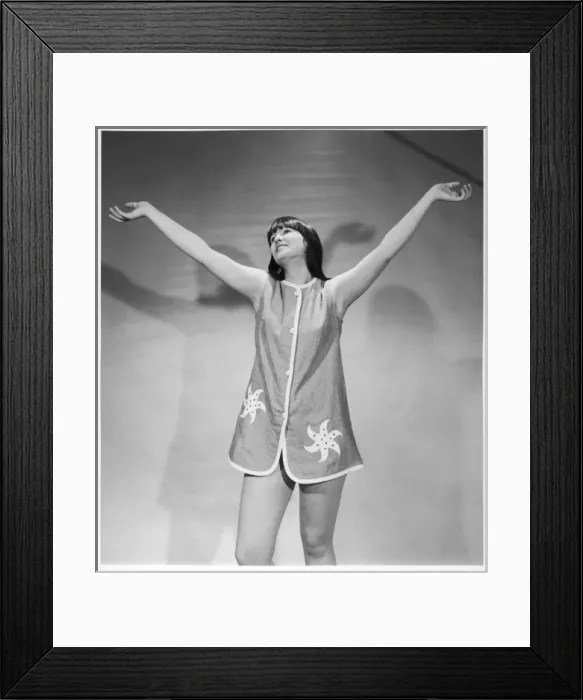 Framed Print : Starfish Beach Robe Framed Print : Starfish Beach Robe
