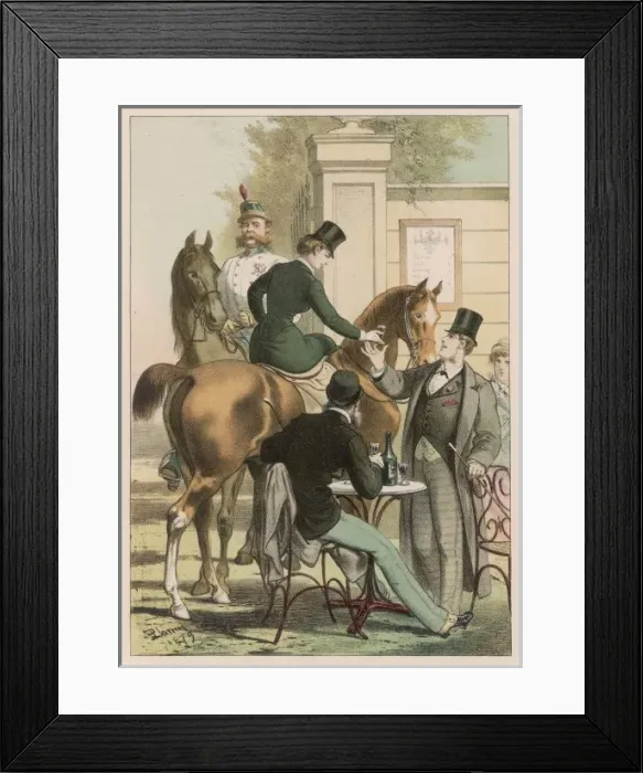Framed Print : Stirrup Cup Drink 1879 Framed Print : Stirrup Cup Drink 1879