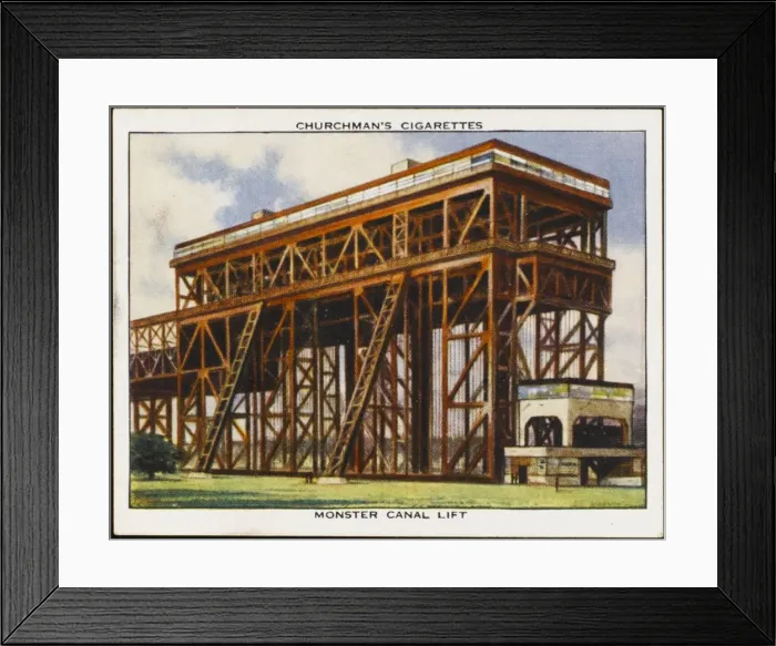 Framed Print : Niederfinow Lift - 2 Framed Print : Niederfinow Lift - 2