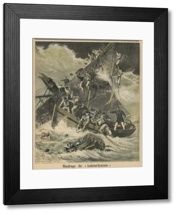 Framed Print : Labourdonnais Lost Atsea Framed Print : Labourdonnais Lost Atsea