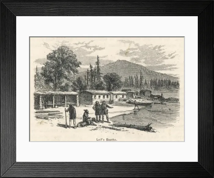 Framed Print : Settlement of Eriksson Framed Print : Settlement of Eriksson