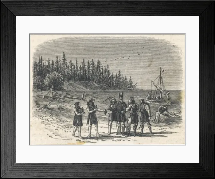Framed Print : Viking Explorers / 1007 Framed Print : Viking Explorers / 1007