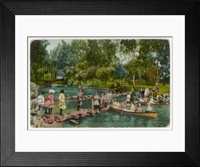 Framed Print : Social / La Park C1910 Framed Print : Social / La Park C1910