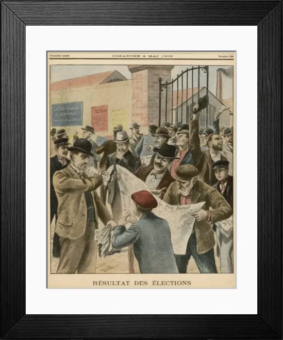 Framed Print : Election Results Read Framed Print : Election Results Read