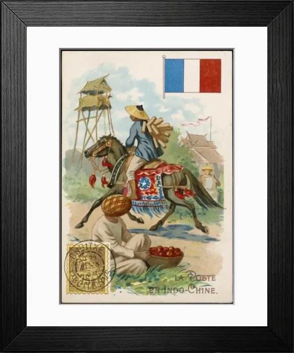 Framed Print : Social / Vietnam Postman Framed Print : Social / Vietnam Postman