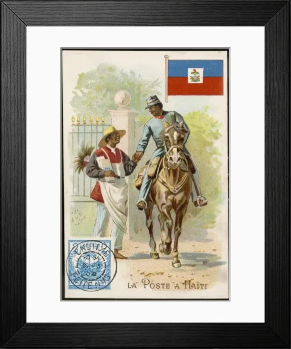 Framed Print : Social / Haiti Postman Framed Print : Social / Haiti Postman