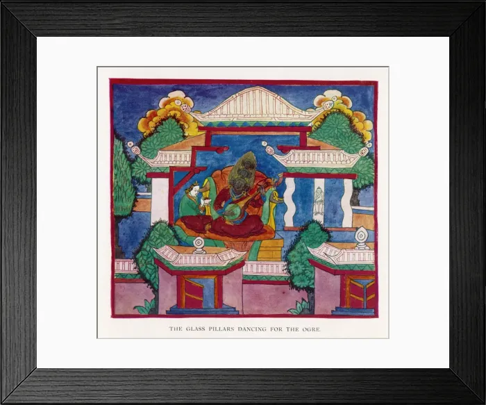 Framed Print : Myth / Tibet / Glass Pillars Framed Print : Myth / Tibet / Glass Pillars