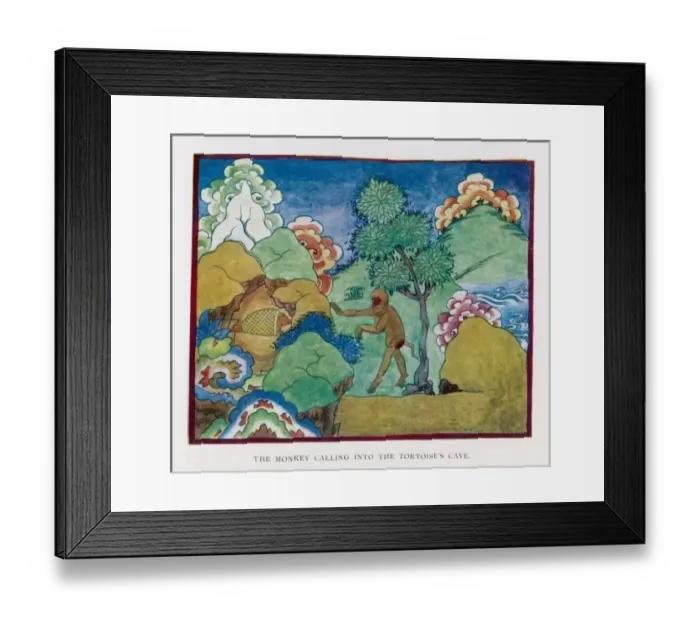 Framed Print : Myth / Tibet / Monkey Framed Print : Myth / Tibet / Monkey