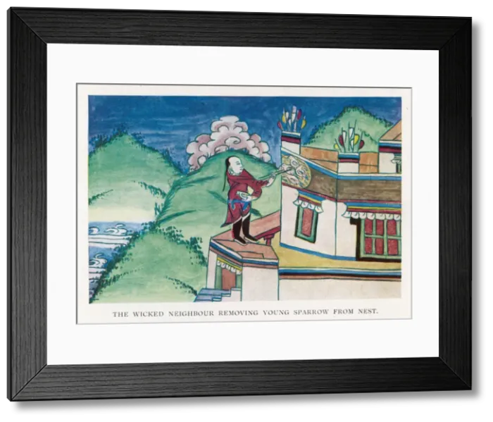 Framed Print : Myth / Tibet / 2 Neighbours Framed Print : Myth / Tibet / 2 Neighbours