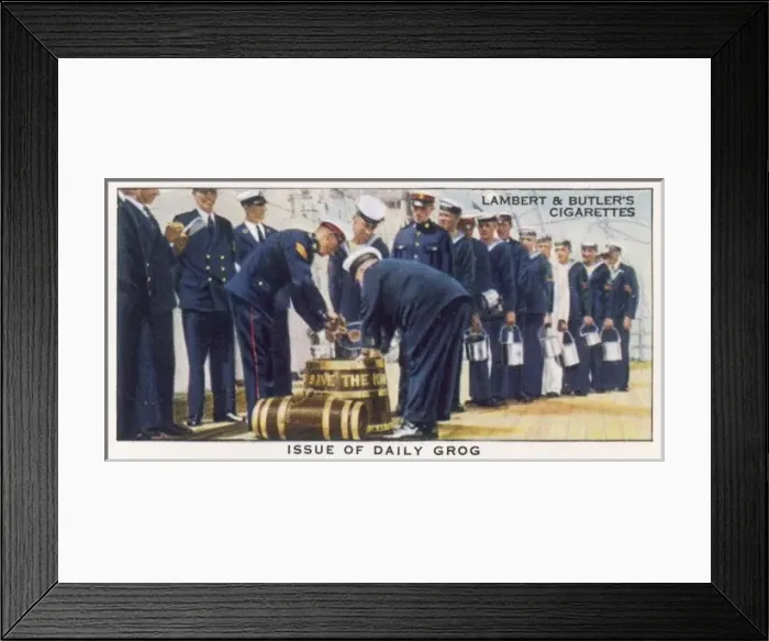 Framed Print : Daily Issue of Grog Framed Print : Daily Issue of Grog