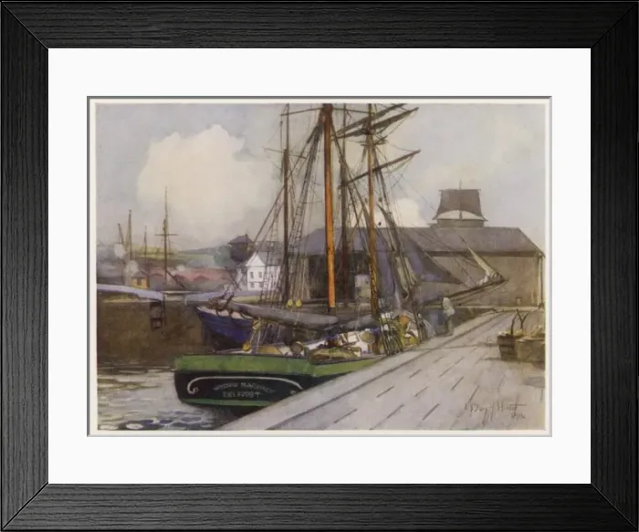 Framed Print : Clyde & Forth Canal Framed Print : Clyde & Forth Canal