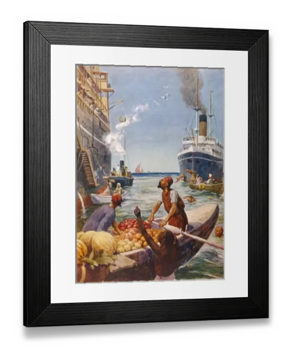 Framed Print : Passengers and Traders Framed Print : Passengers and Traders