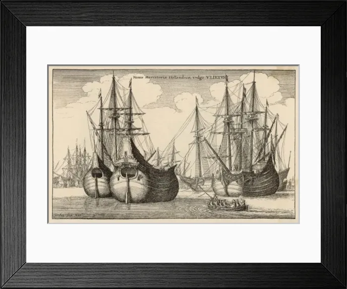 Framed Print : Dutch Trading Vessels Framed Print : Dutch Trading Vessels