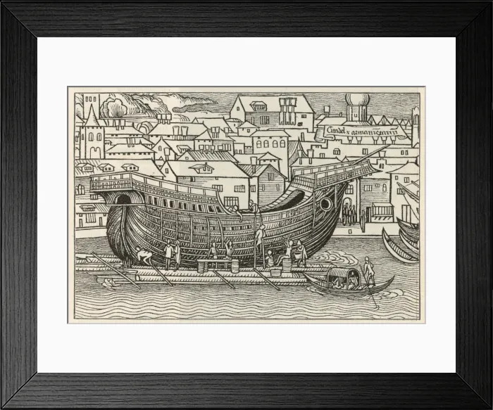 Framed Print : C15 Ship Construction Framed Print : C15 Ship Construction