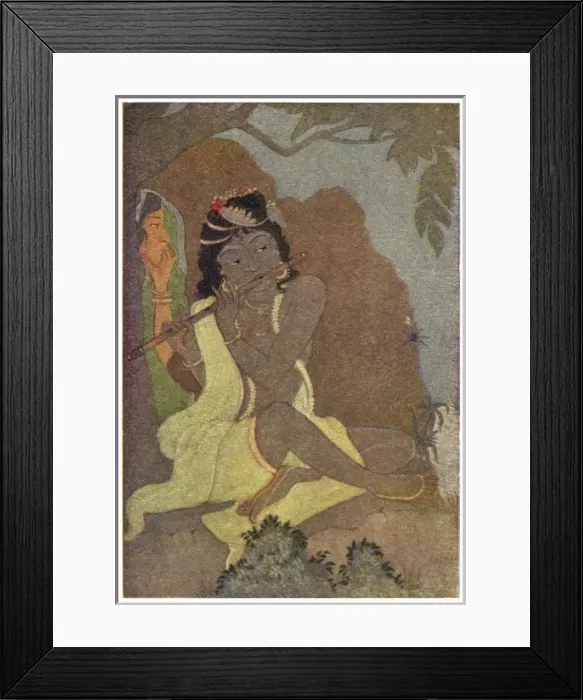 Framed Print : Krishna and Radha Framed Print : Krishna and Radha