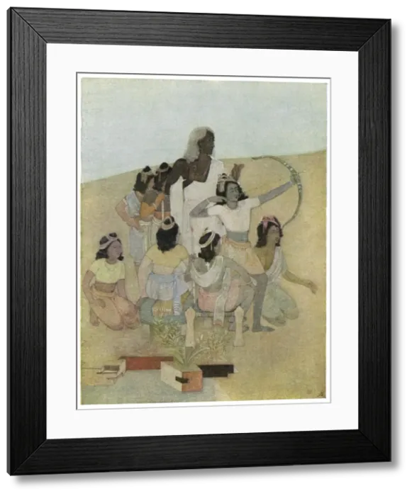 Framed Print : The War-Skills Contest Framed Print : The War-Skills Contest