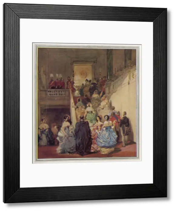 Framed Print : Social / English Reception Framed Print : Social / English Reception