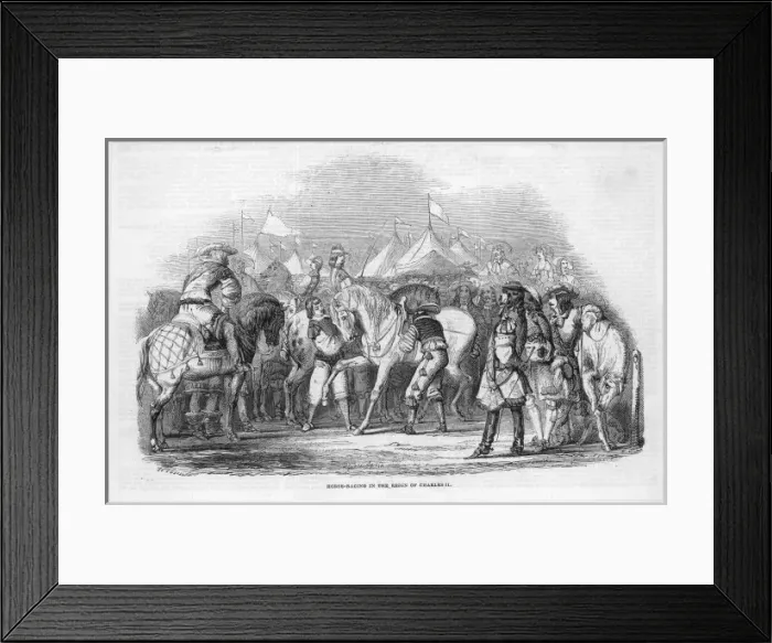 Framed Print : Horse Prepared for Race Framed Print : Horse Prepared for Race