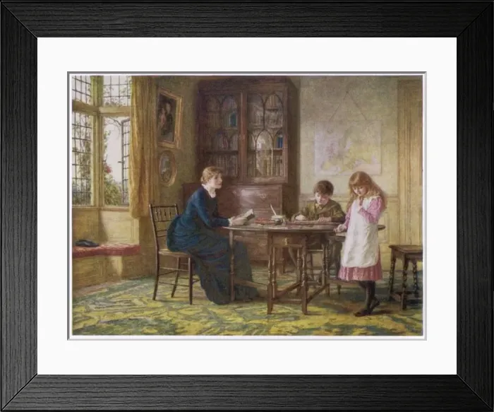 Framed Print : Social / Childrens Tea Framed Print : Social / Childrens Tea