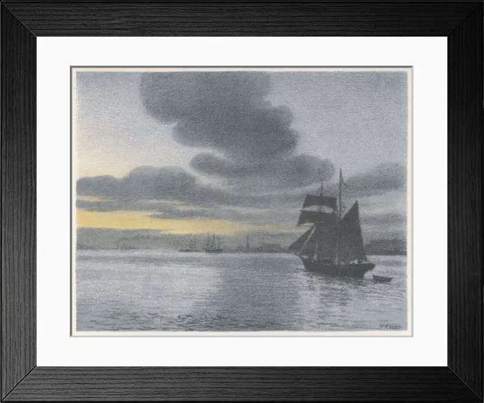 Framed Print : Ship on Lower Thames Framed Print : Ship on Lower Thames