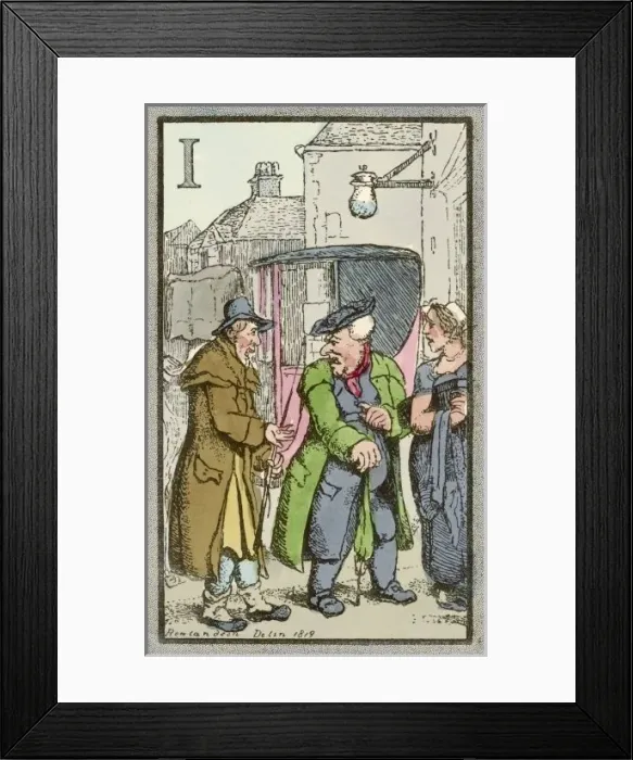 Framed Print : Social / Cabdriver Dispute Framed Print : Social / Cabdriver Dispute